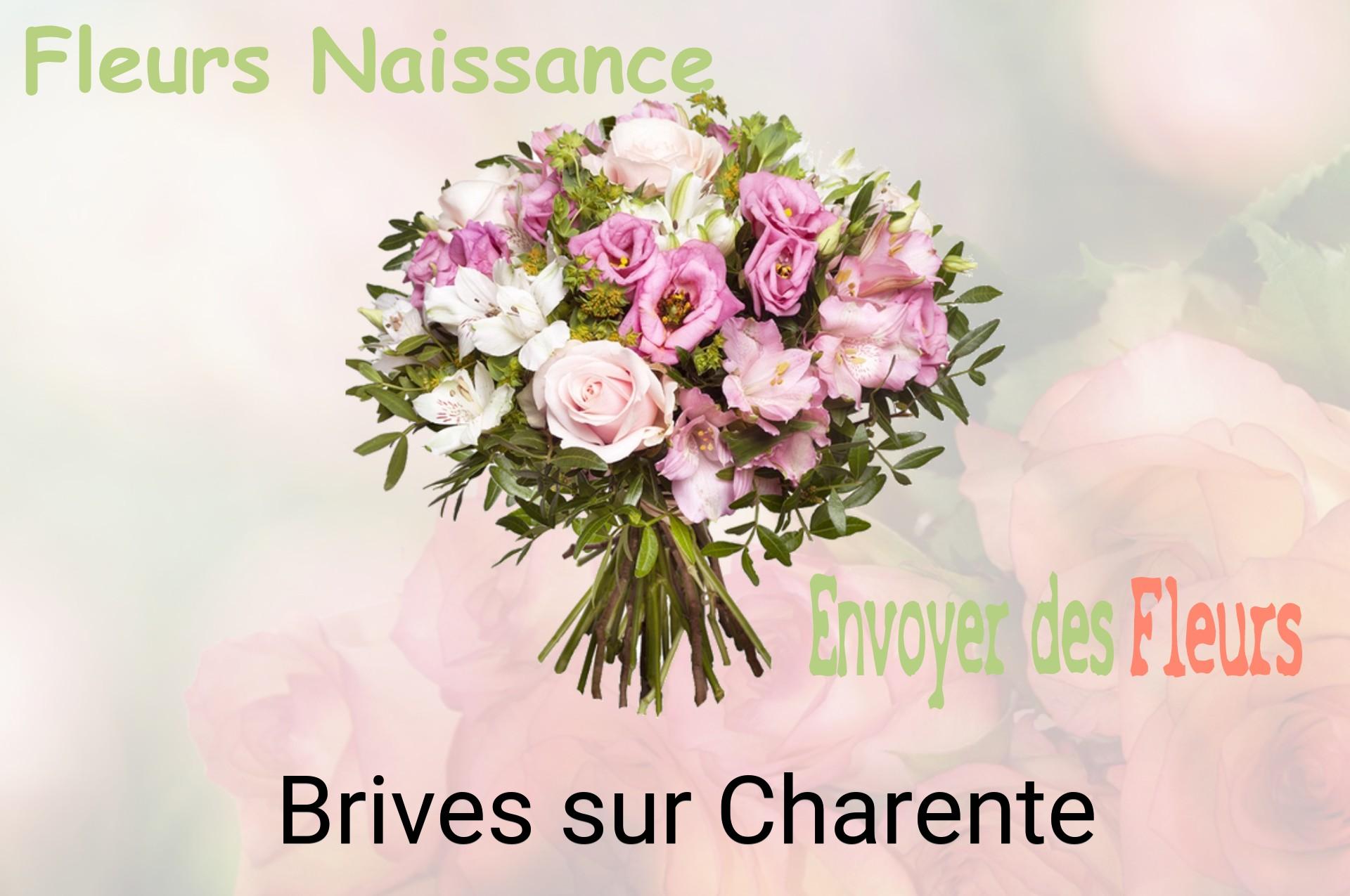 Bouquet de fleurs de naissance livré à Brives-sur-Charente
